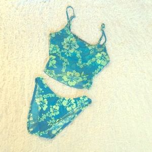 Two piece tankini swimsuit